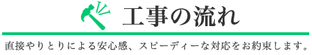 施工、アフターフォローに至るまで、自社の熟練の大工職人のみでの施工